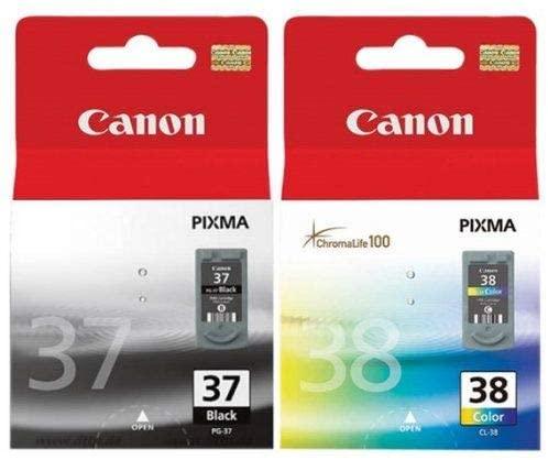Canon 37 Black And 38 Colour Ink Cartridges - eBuy UAE